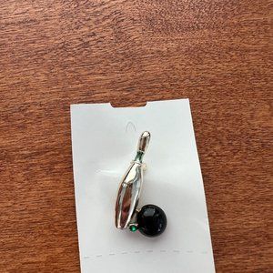 Vintage Bowling Pin and ball pin